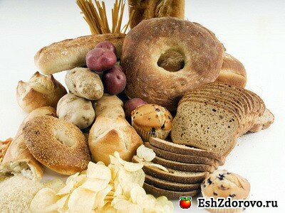 здоровое питание хлеб зерновые картофель