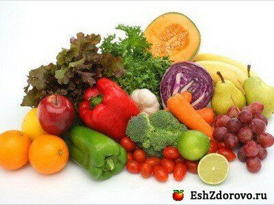 здоровое питание овощи и фрукты