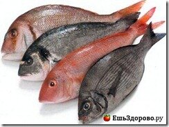 Рыбная пища в качестве здорового питания